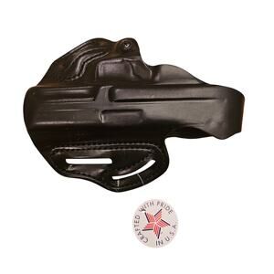 Desantis 001 5A Thumb Break Scabbard Holster Black Leather USA Right Hand NWT